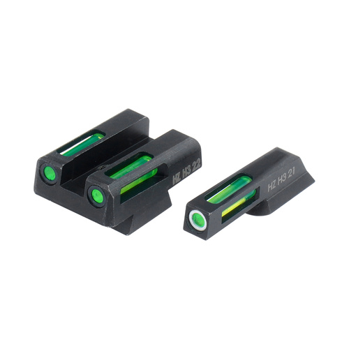 Hiviz Litewave H Tritium Litepipe Pistol Sights Cz Green