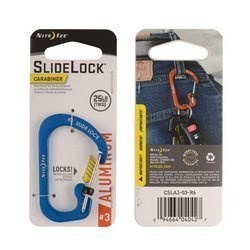 Nite Ize - Karabinek SlideLock® Carabiner Aluminum #3 - Niebieski - CSLA3-03-R6