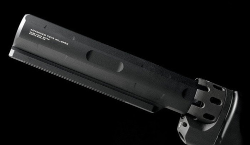 Strike Industries - Prowadnica kolby Advanced Receiver Extension - Czarny - SI-AR-ARE-T7-BK