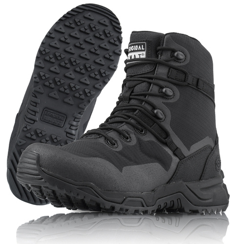 Altama - Buty wojskowe z zamkiem bocznym SWAT Alpha Fury 8’’ - Wysokie - Czarne