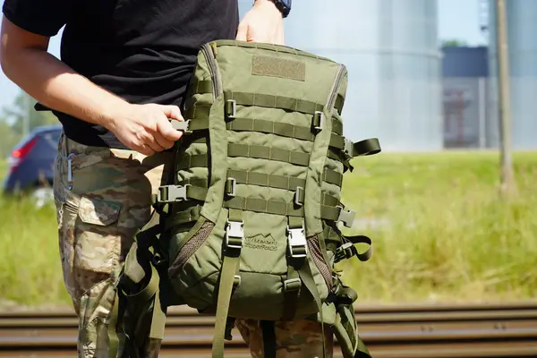 System montażowy Molle w plecaku wojskowym