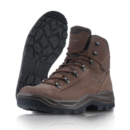 Buty taktyczne LOWA Renegade II N GTX MID TF - Gore-Tex - Średnie - Dark Brown