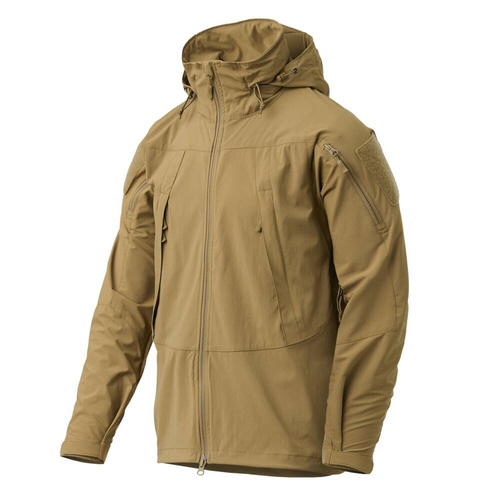 Kurtka softshell Helikon Trooper MK2 StormStretch - z kapturem - Coyote