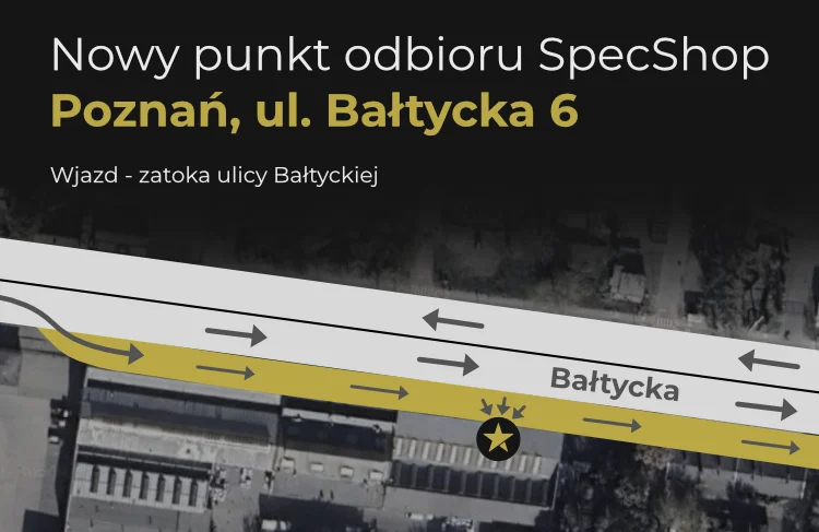 SpecShop - punkt odbioru zamówień Bałtycka 6, Poznań