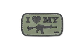 101 Inc. - 3D Patch - I Love My M4 - OD Green