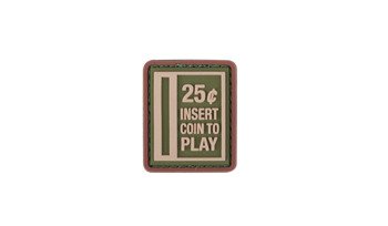 101 Inc. - 3D Patch - Insert Coin to Play - Green - 444130-7148