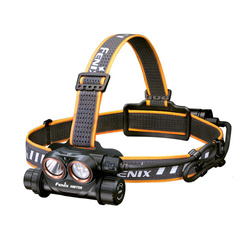 Fenix - LED Flashlight / Headlamp HM75R - 1600 lumens - 5000 mAh - USB-C - Black / Yellow - 039-600