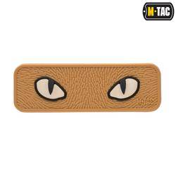 M-Tac - 3D PVC Cat Eyes Patch - Coyote - 51114005