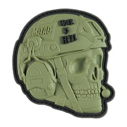 M-Tac - War is Hell patch - PVC 3D - Olive - 51328001