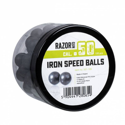 RazorGun - RAM Iron Speed Balls Rubber-Metal Bullets - Cal. .50 - 100 Pcs. - 337-109