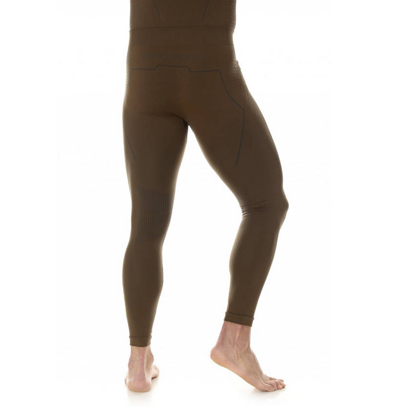 Brubeck - Leggingsy thermoaktywne Ranger Thermo - Nilit® Heat - Khaki -  LE12760