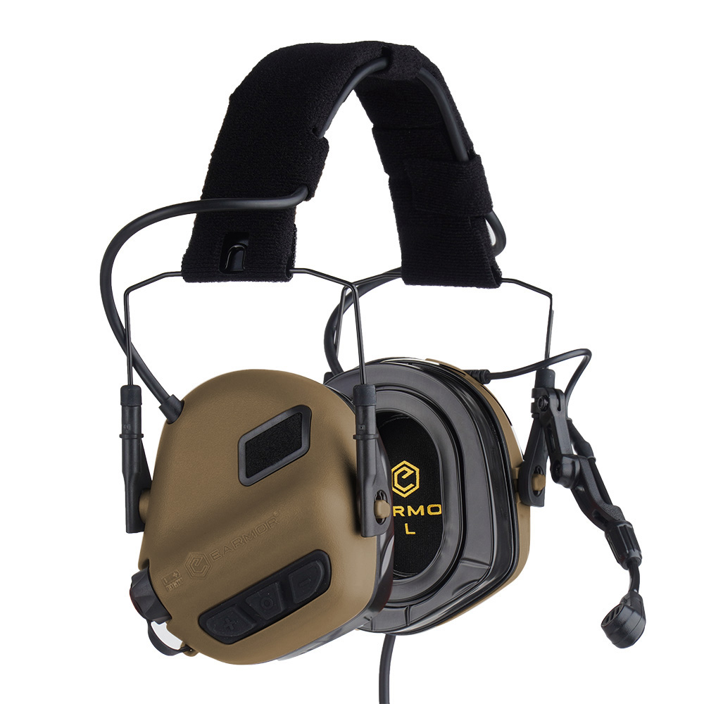 Earmor - M32 Tactical Mod 1 Communication Headset - Coyote Tan Best ...