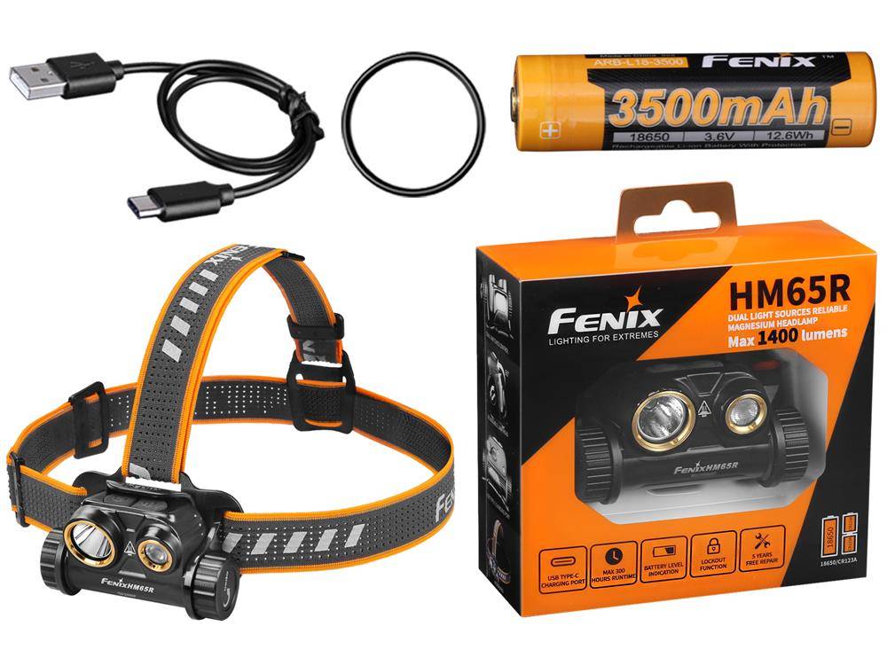 Fenix Hm R Led Headlamp With Mah Battery Lm Black Best Price Check