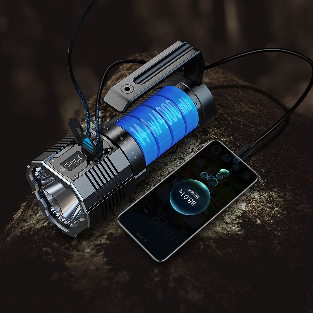 Fenix - LED Rechargeable Flashlight - 21000 lm - 4000 mAh - LR60R best ...