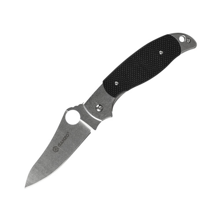 Ganzo - Folding Knife G7372-BK - 440C - Black - G7372-BK best price ...