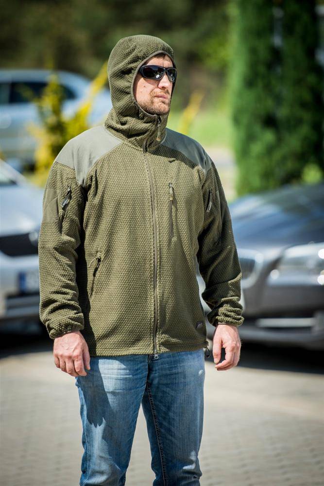 Helikon - Alpha Hoodie Jacket - Olive Green - BL-ALH-FG-02 best price ...