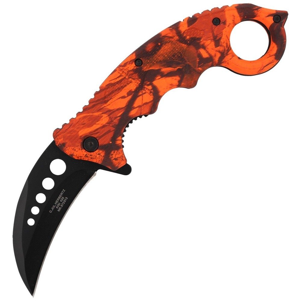 Herbertz Solingen - Knife Karambit Red Camo 73mm - 572513 best price ...