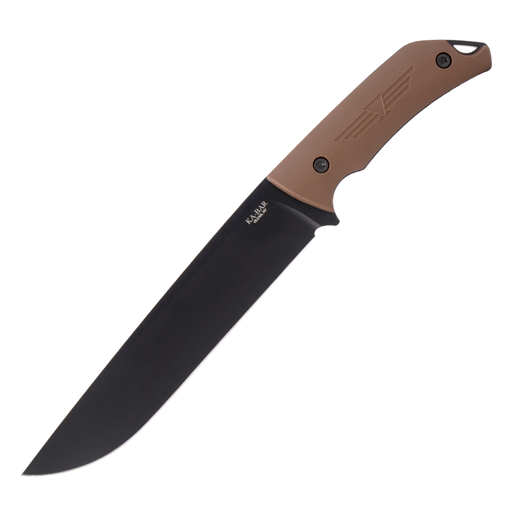 Ka-bar - Survival Knife Jarosz Camp Turok - Black   Brown - 7511 Best 