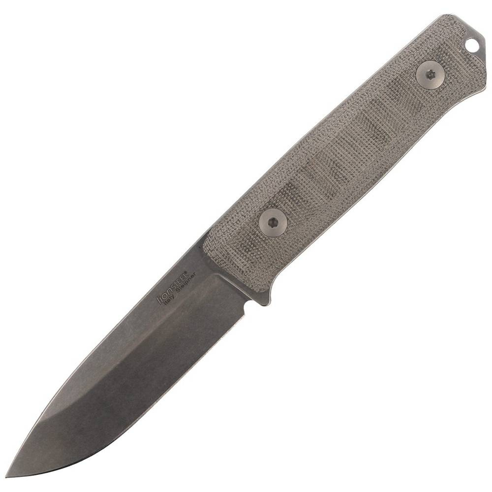 LionSteel - Tactical Knife Bushcraft Canvas Micarta - Sleipner - Green ...