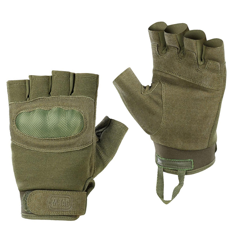M-Tac Fingerless Gloves Assault Tactical Mk.1 Olive / S