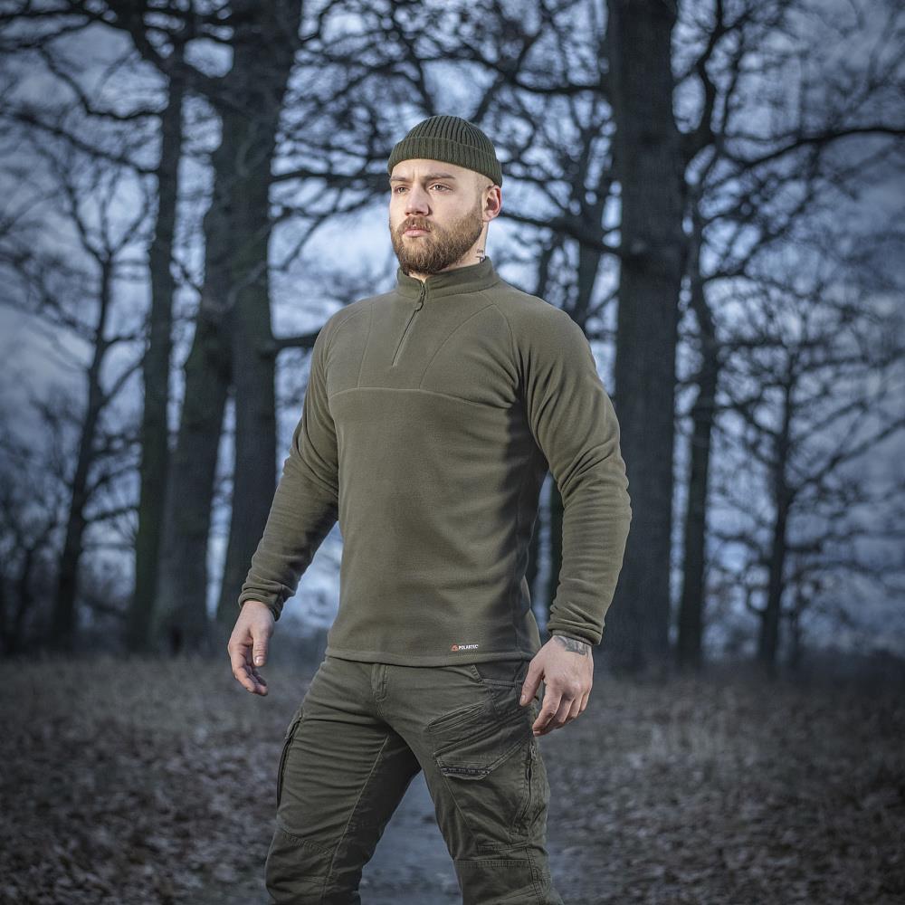 M-Tac - Military Fleece Delta Polartec Cardigan Raglan - Dark