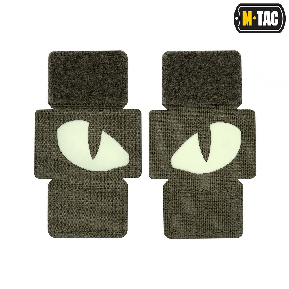 M-Tac - Tiger Eyes Laser Cut Patches - Pair - Ranger Green - 51140023 ...