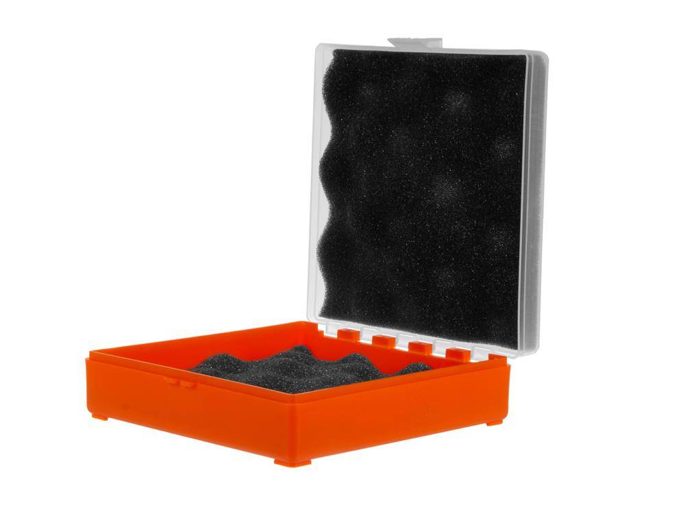 Megaline - Transport Box - 11x11x3.5 cm - Orange-transparent - 607 ...