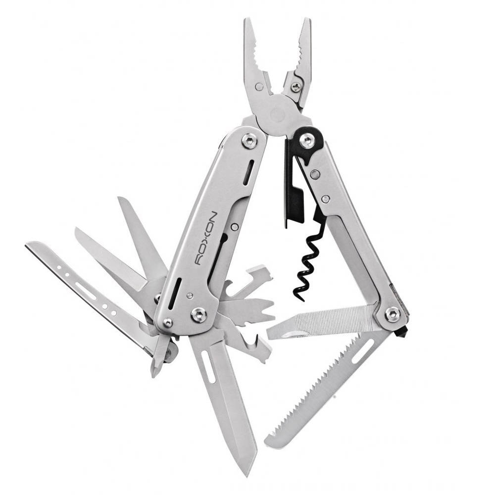 Roxon - Multitool S801S with a Set of Bits - Pearl Grey - CM1334