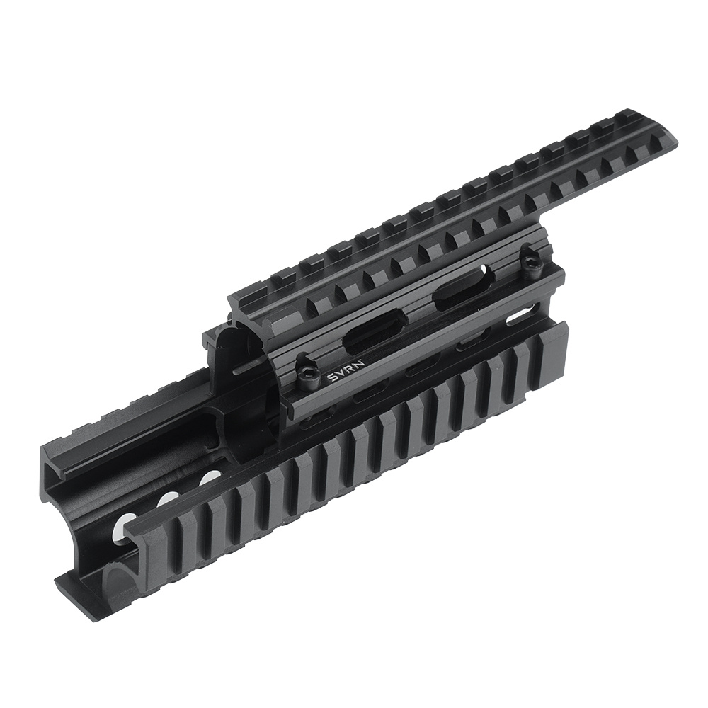 SVRN - RIS / Picatinny Hand Guard for AK - Aluminum - Black - SVRN-AK ...