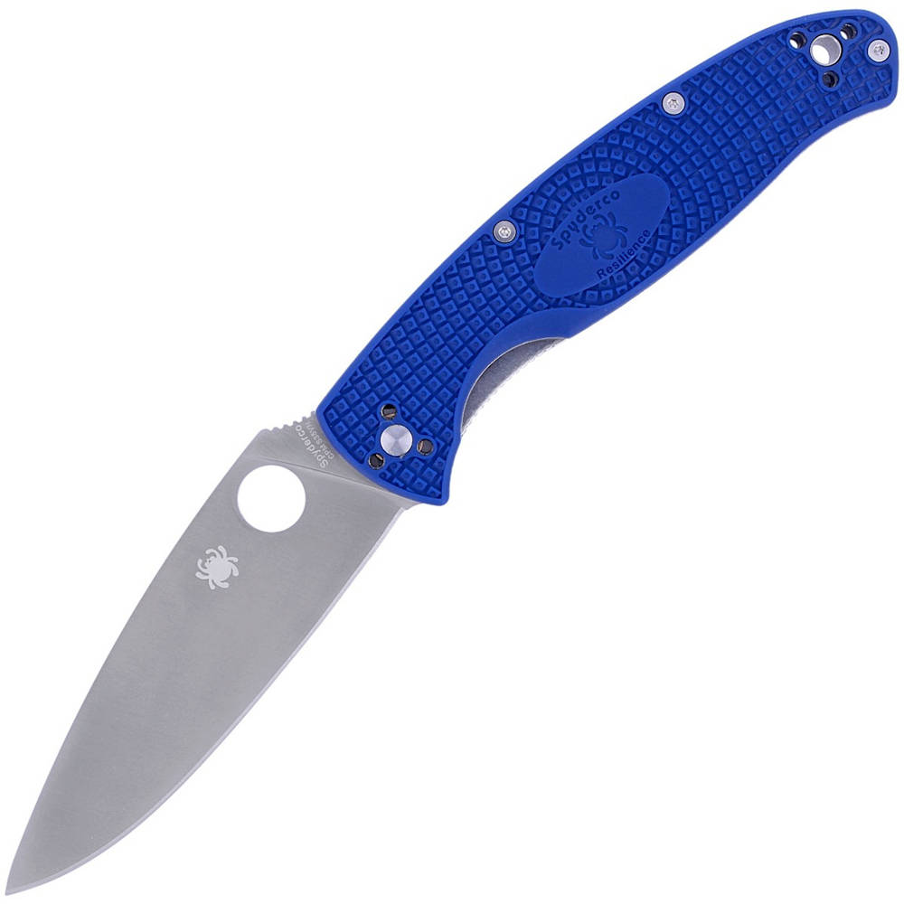 Spyderco - Resilience Lightweight Folding Knife - CPM S35VN - Blue ...