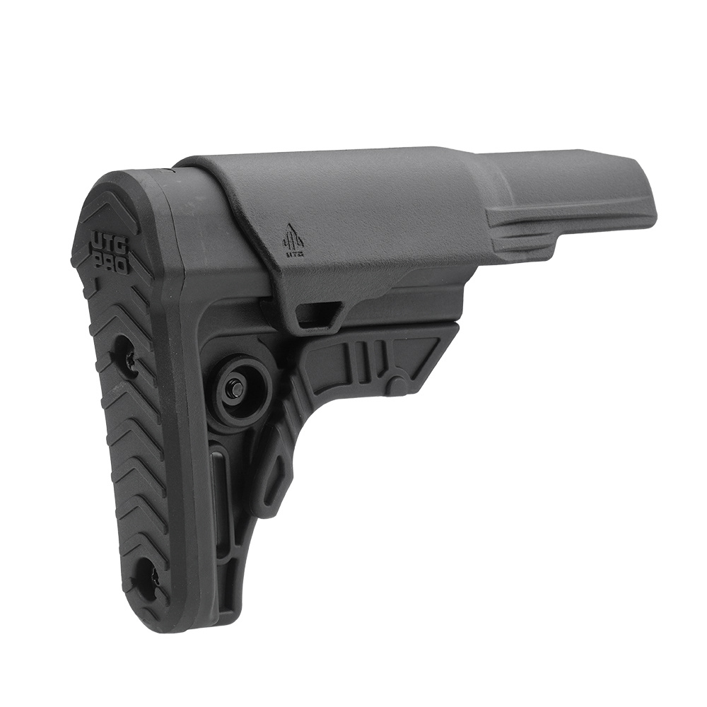 UTG - Buttstock for AR 15 Pro Ops Ready S4 - Mil-Spec - With Cheek Rest -  Black - RBUS4BMS best price, check availability, buy online with