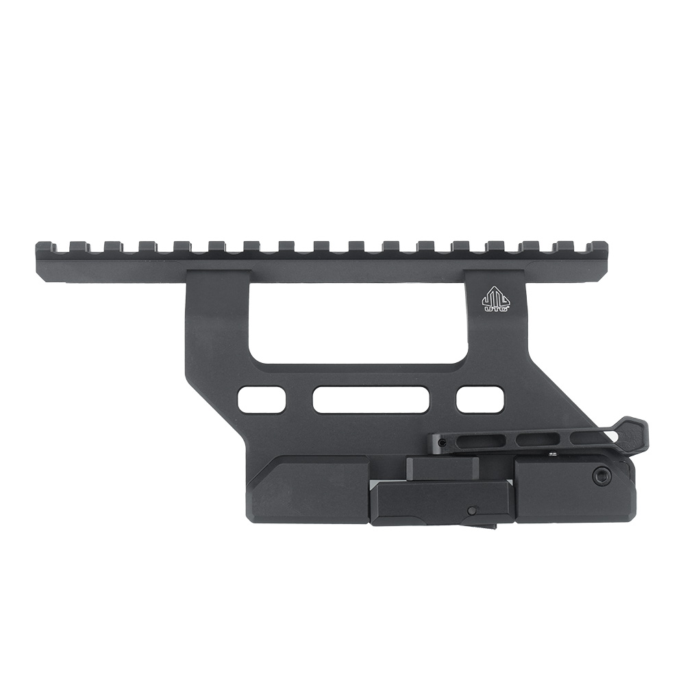 Utg - Side Mount With Picatinny Rail And M-lok® For Ak - Qd - Black 