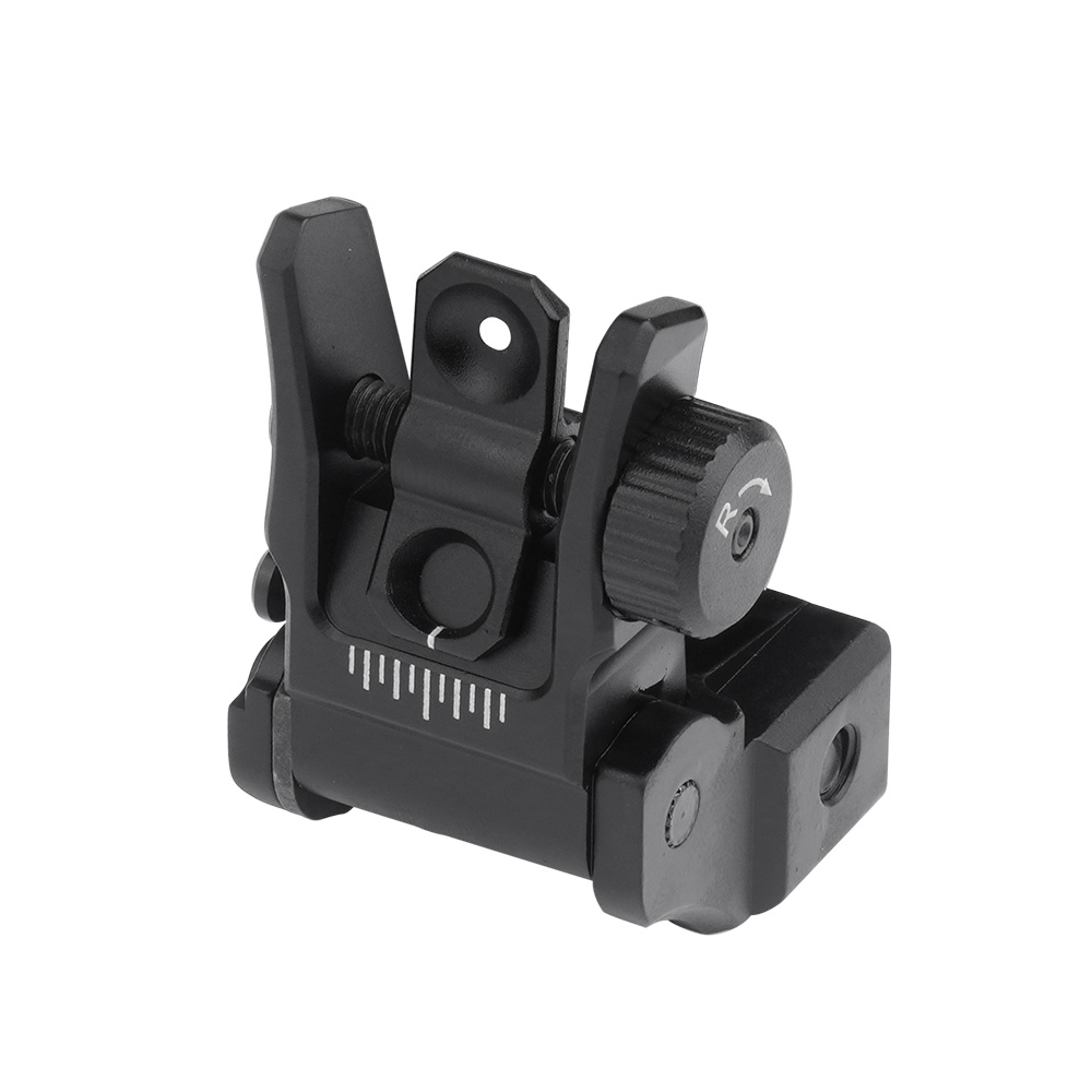 UTG - Spring-loaded Low Profile AR15 Super Slim Flip-Up Rear Sights ...