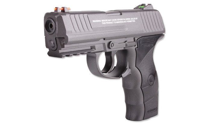 Pistola Sport 306 Full Metal a GAS CO2 WIN GUN per Softair in Metallo Nera  - Shop SoftAir