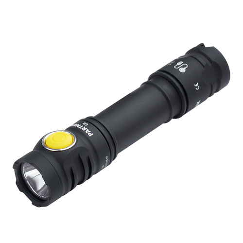 Armytek - LED Flashlight Partner C2 - Warm Light - 1020 lm - 18650 - Black - F07802W - LED Flashlights