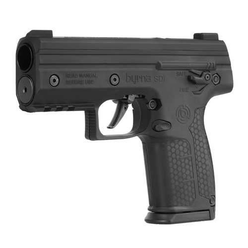 Byrna - Rubber and Pepper Bullet RAM Pistol Byrna SD - .68 - CO₂ - Black - SK68300-BLK - Defense Training Markers