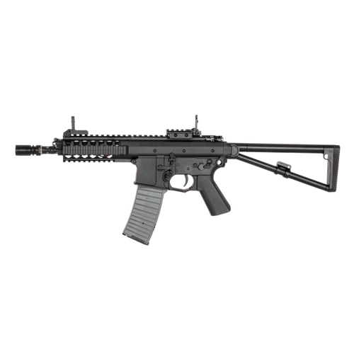 Double Bell - PDW BY-808 Electric Carbine Replica - Black - DBY-01-003504 - Electric Airsoft Rifles