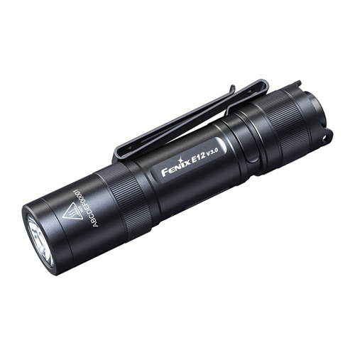 Fenix - LED Flashlight E12 - 200 lm - Black - E12 V3.0 - LED Flashlights