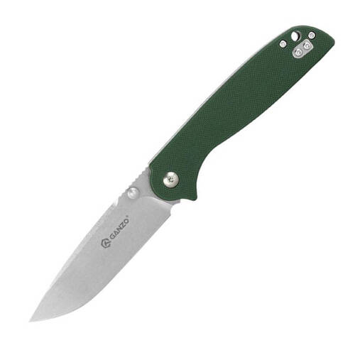 Ganzo - Folding Blade Knife EDC - G10 - Liner Lock - Green - G6803-GR - Folding Blade Knives