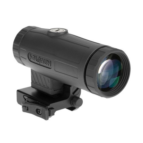 Holosun - HM3X 3x Magnifier with Flip & QD Mount - Black - HM3X - Magnifiers