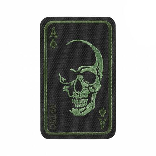 M-Tac - Face of War Patch - Embroidery - Black/Green - 51389201 - Morale Patch