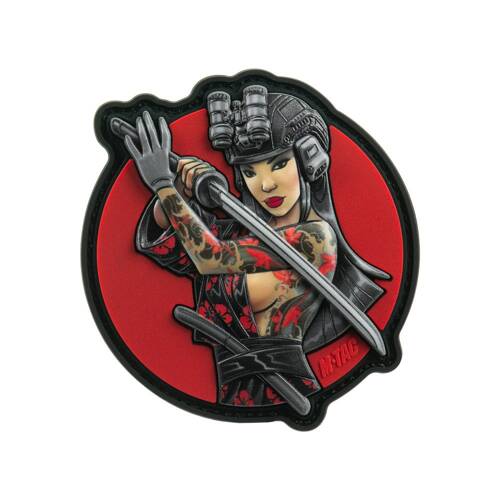 M-Tac - Tactical Girl №3 Yakuza Patch - PVC - Watercolor Black - Full Color - 51116403 - Other