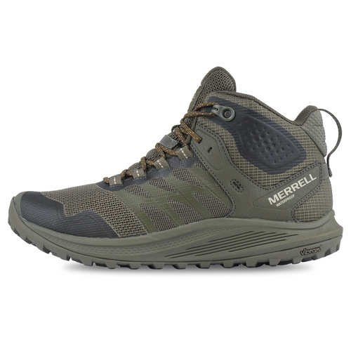 Merrell - Nova 3 Tactical Mid Trekking Boots - Waterproof - Dark Olive ...