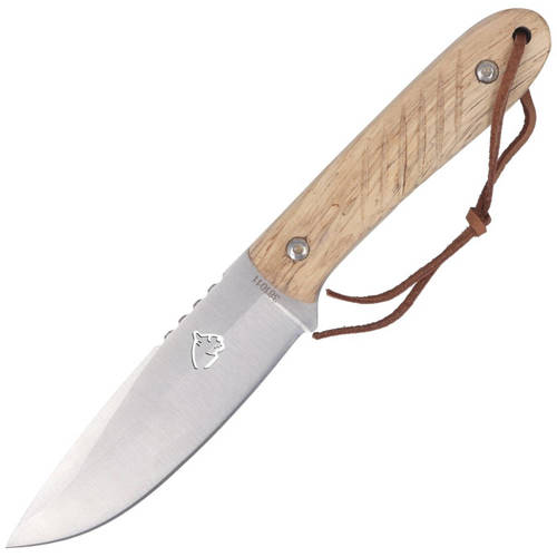 Puma GmbH IP Solingen - Knife Puma TEC Zebrano Wood - Satin - 381011 - Fixed Blade Knives