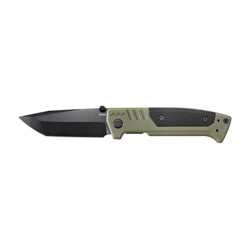 Walther - PDP Tanto Folding Knife - D2 - Black/Green - 5.0892 - Folding Blade Knives