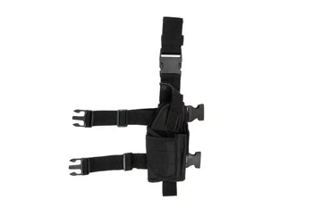 GFC Tactical - Beinholster mit Magazintasche - Schwarz - GFT-29-000227