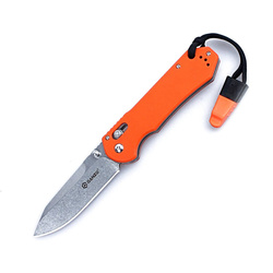 Ganzo - Klappmesser mit Pfeife - 440C - Orange - G7452-OR-WS