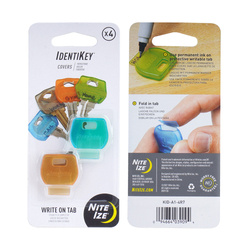 Nite Ize - IdentiKey™ Key Covers - 4 Stk. - KID-A1-4R7