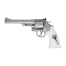 Umarex - Luftgewehr Revolver CO2 Smith&Wesson 629 Trust Me- 4,5 mm - Silber/Weiß - 5.8175