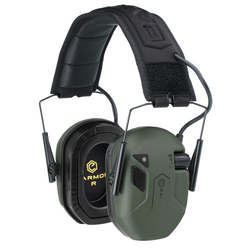 Earmor - Aktiver Gehörschutz M300T - NRR 23 dB - Bluetooth 5.4 - Foliage Green - M300T-FG - Aktive Kopfhörer